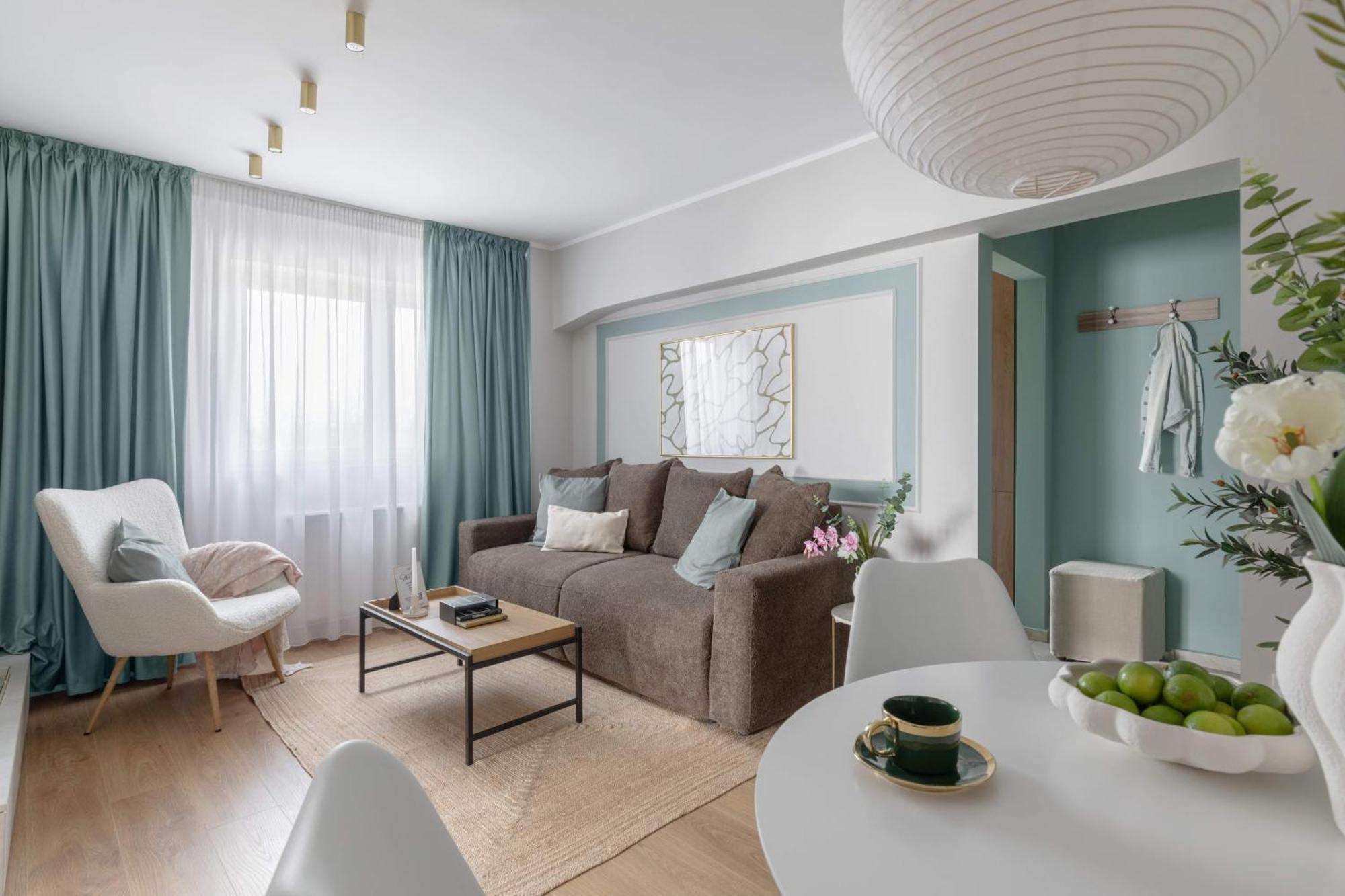 Holt - Sublime Minty Green 1Br On The Park Бухарест Экстерьер фото